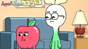 Apple And Onion Salute GIF by Cartoon Network