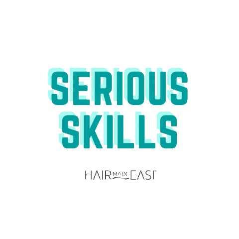 Serious Skills Sticker by Hair Made Easi