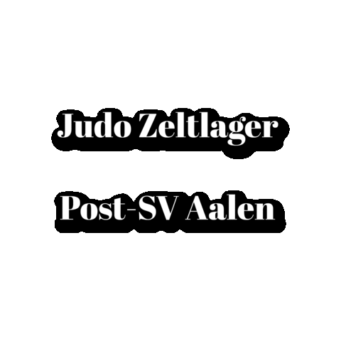 Judo Zeltlager Sticker by PostSV