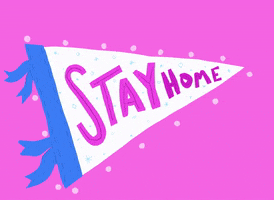 HelloNicoler pink sweet home flag GIF