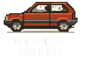 T-Shirt Car Sticker by Tshirtuning