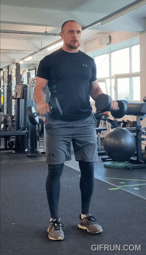 Reverse Grip Db Curl GIF