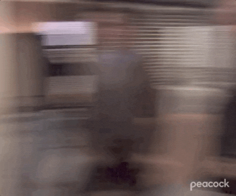 Panic-stricken Michael runs out of office saying OMG, okay it’s happening