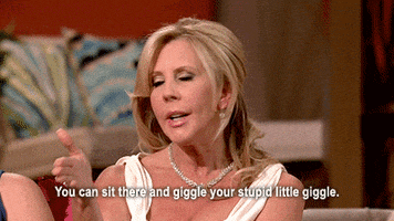 real housewives laughing GIF by RealityTVGIFs