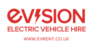 EVision Electric Vehicle Hire Sticker