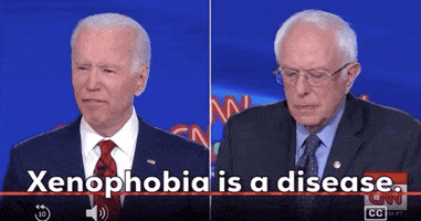 Joe Biden Xenophobia GIF by GIPHY News