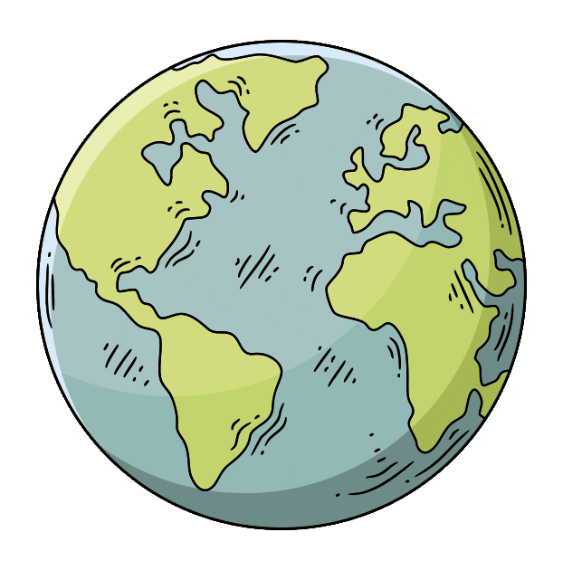 World Earth Sticker by Rite Rite