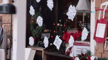 Christmas Time Shop GIF by Hallmark Mystery