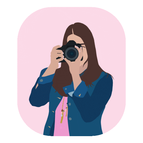 Behind The Scenes Photographer Sticker by Alisha Cohen