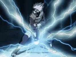 naruto raikiri #kakashi GIF