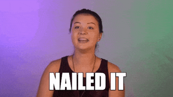 viwwr hell yeah nailed it you did it way to go GIF