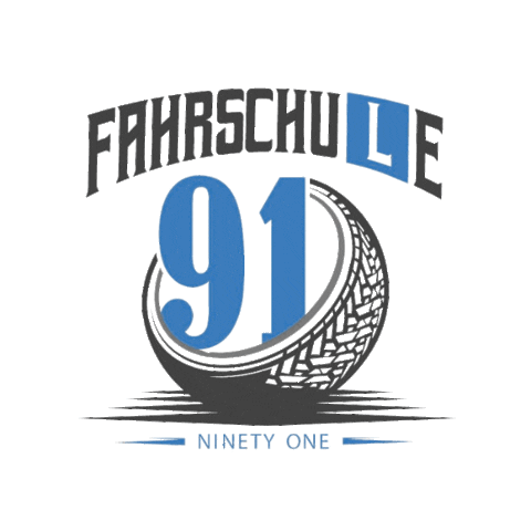 Fahrschule 91 Sticker