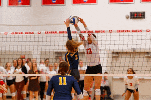 Volleyball Dutch GIF by Central College Athletics