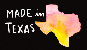 Texas Watercolor GIF by Color Snack Creative Studio
