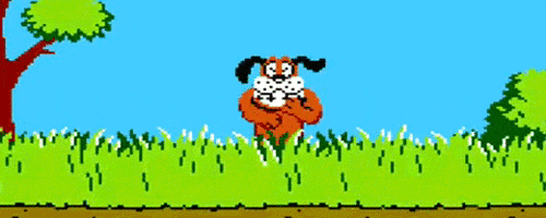 Duck Hunt Laughing GIF