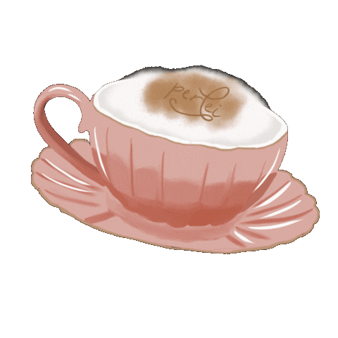 Salon Capuccino Sticker by PerleiSalon for iOS & Android | GIPHY
