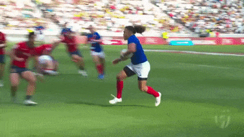 Hand Off France GIF by World Rugby