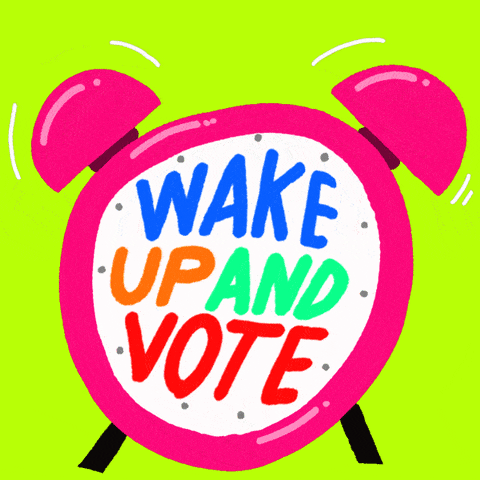Register To Vote Good Morning GIF by INTO ACTION