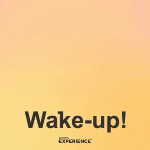 Wake-Up Coffee GIF by Knowit Experience
