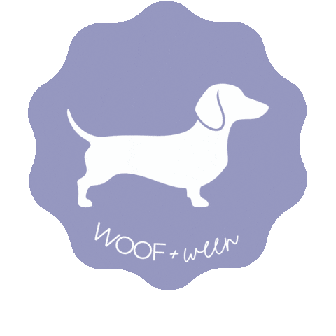 Sausage Dog Hotdog Sticker by WOOF+WEEN