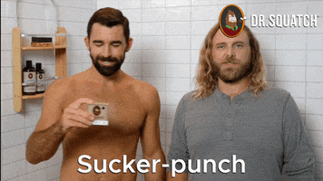 Surprised Sucker Punch GIF by DrSquatchSoapCo