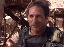 William Fichtner Black Hawk Down Training 2001 GIF