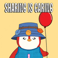 Thanks For Sharing Friends GIF by Pudgy Penguins