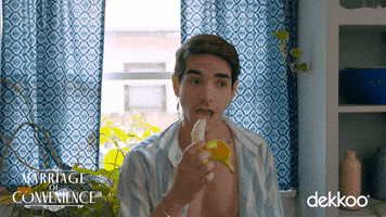 Banana Eating GIF by MyPetHippoProductions