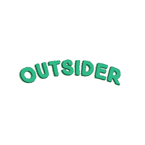 Outsider Sticker by Happy the Hodag