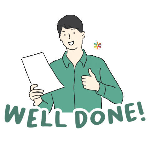 Illustration Thumbs Up Sticker by Kreativv