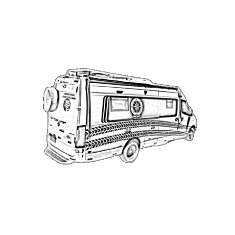Rv Camping Sticker by Quero Estrada