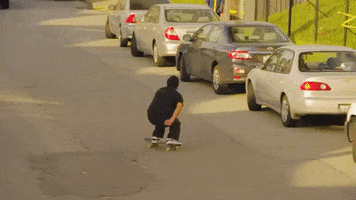 Power Skateboarding GIF