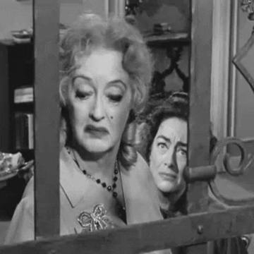 Joan Crawford Eye Rolling GIF by absurdnoise