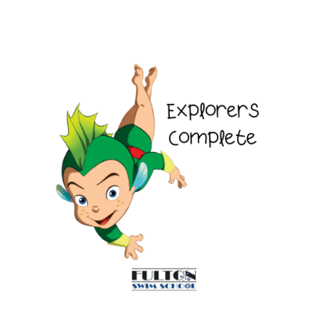 Fulton Explorers Sticker by fultonswimschool