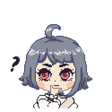 Confused Pixel Sticker