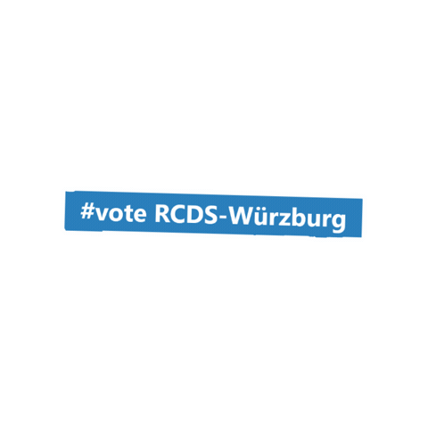 Uni Wu Sticker by RCDS_Wuerzburg