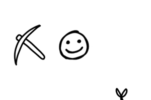Pickaxe Growing Plant GIF