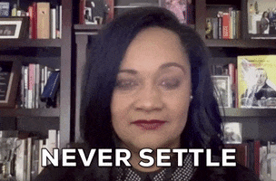 Never Settle GIF by GIPHY News