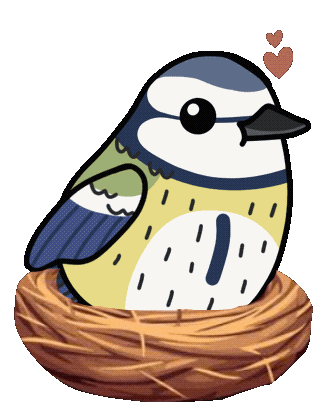 Bird Vogel Sticker by mahoniemoni