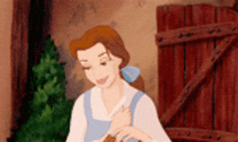 Beauty And The Beast Shrug GIF
