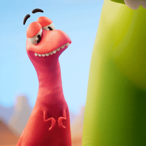 Take That Laughing GIF by Claynosaurz