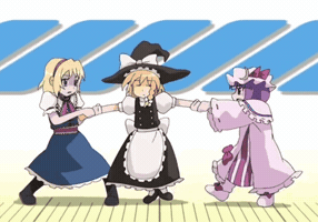 Marisa Kirisame Alice Margatroid GIF