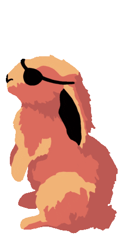 Rabbit Pirate Sticker