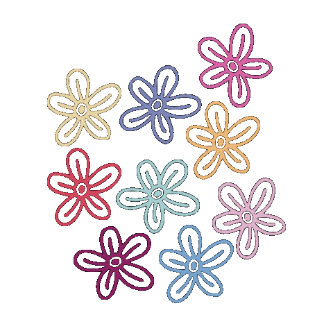 Flower Sticker