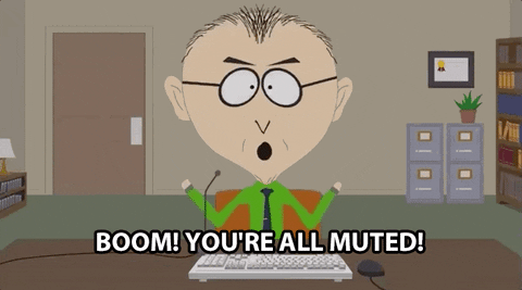 Muted Mr Mackey Shut Up GIF by South Park