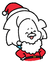 Santa Claus Love Sticker by Ai and Aiko