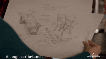 Christmas Illustration GIF by Hallmark Movies & Mysteries
