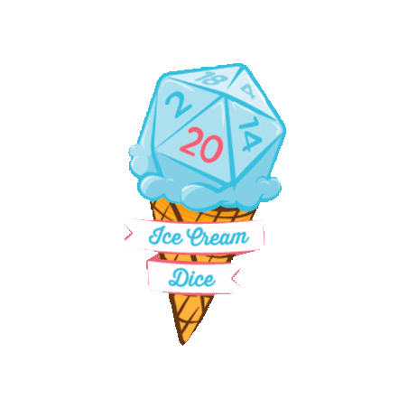 Ice Cream Dice Sticker