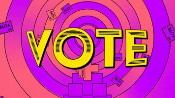 motionbean pink vote election girl power GIF