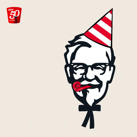 Celebrate Happy Birthday GIF by YUM KFC SouthAfrica